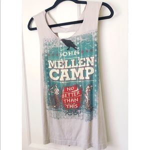 Refashioned John Mellencamp Concert T-shirt